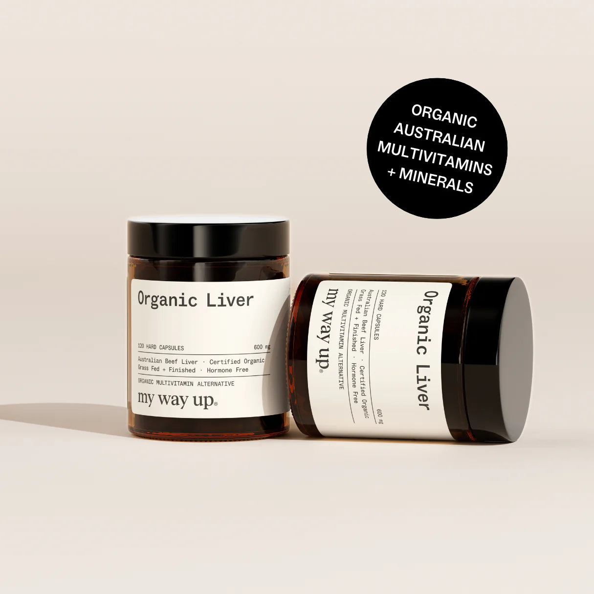 My Way Up Organic Liver Multivitamin