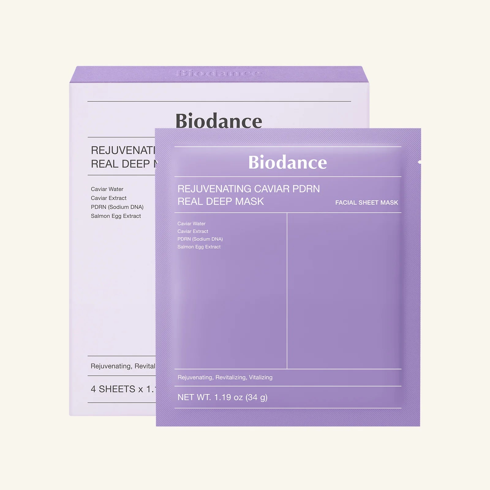 Biodance Rejuvenating Caviar PDRN Real Deep Mask (Single Sheet Mask)