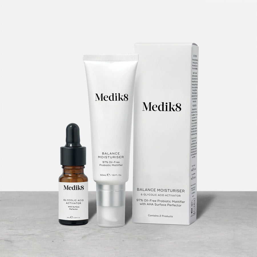 Medik8 Balance Moisturiser & Glycolic Acid Activator