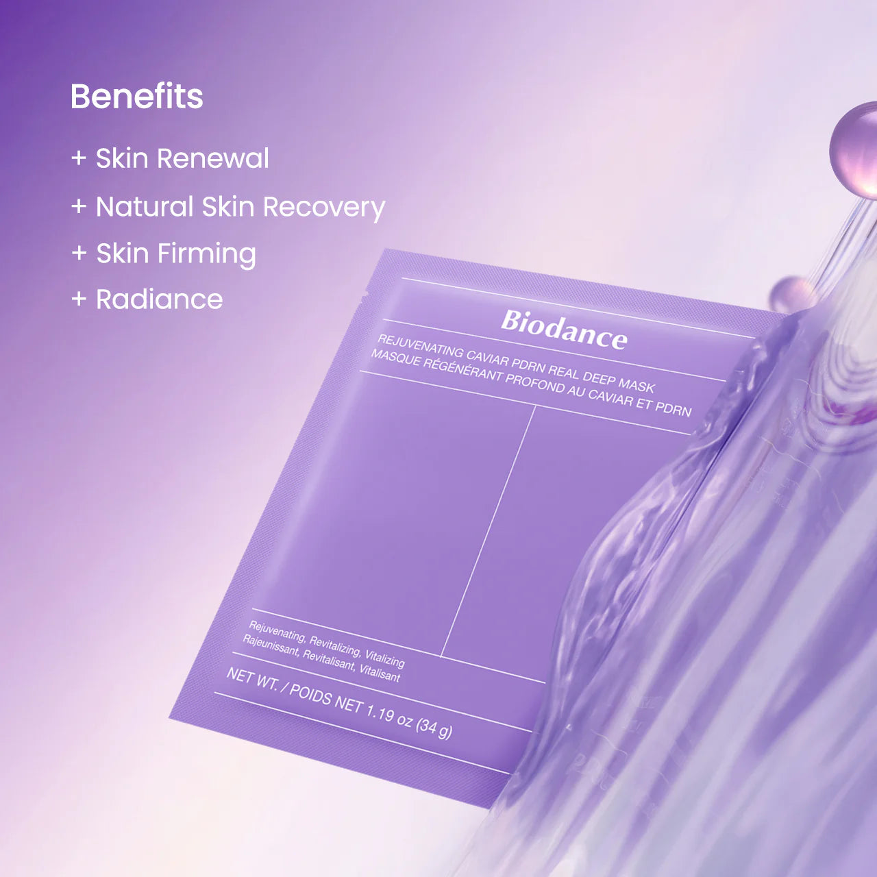 Biodance Rejuvenating Caviar PDRN Real Deep Mask (Single Sheet Mask)